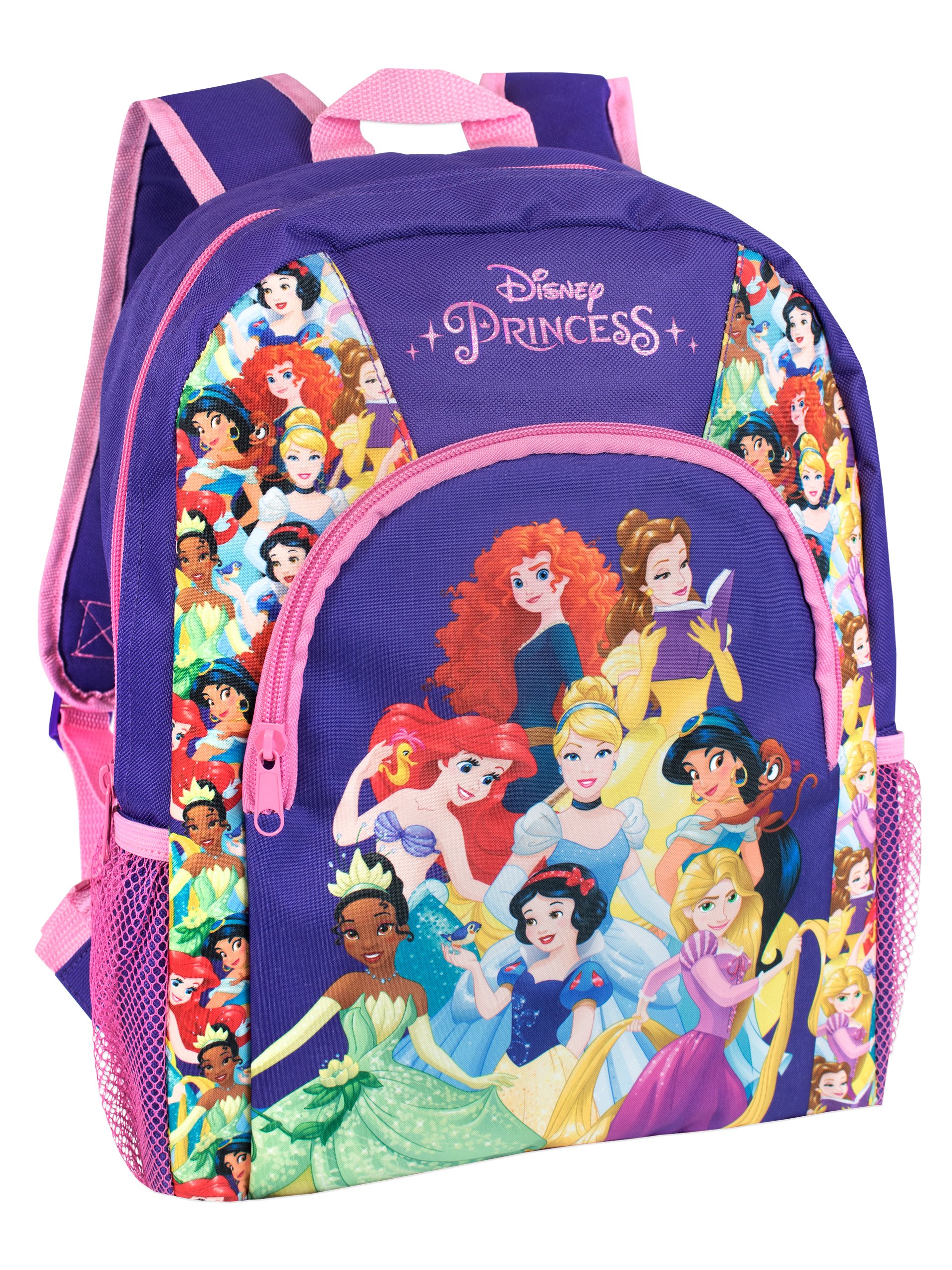 DisneyPrincess Backpack | Backpacks for Girls | School Bag for Kids, Multi, One Size, Rucksack Backpacks