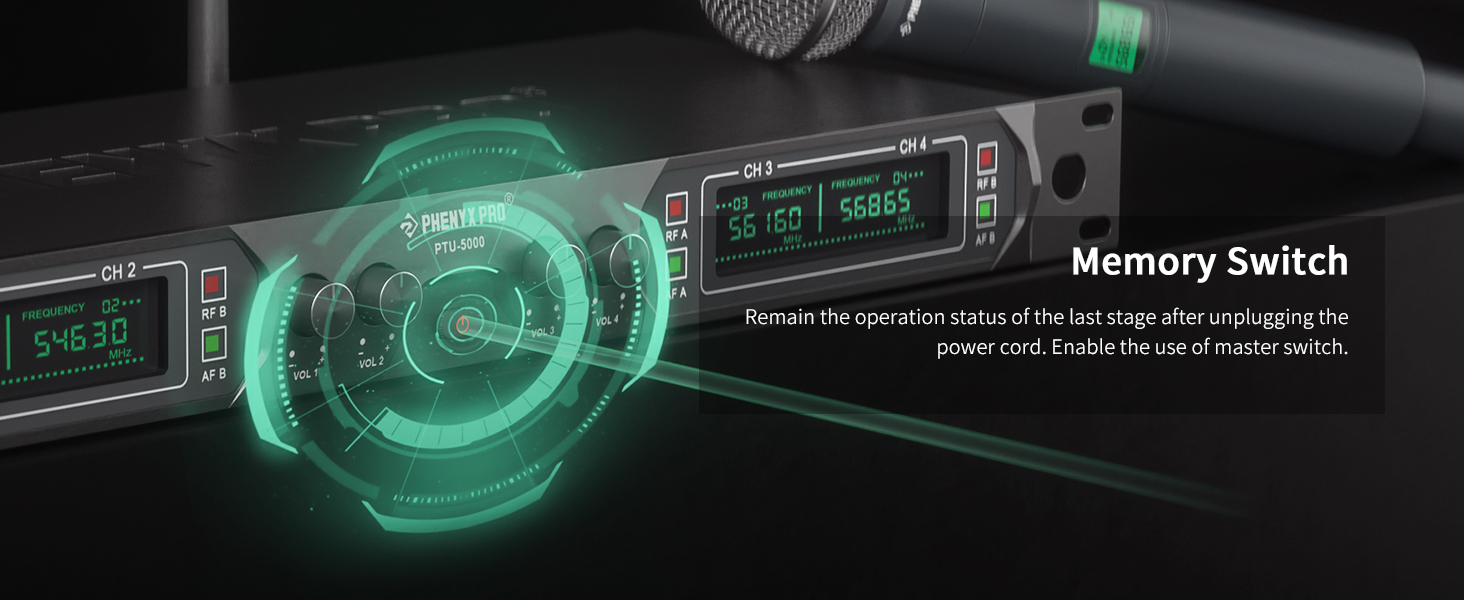 4 Handheld Dynamic Microphones