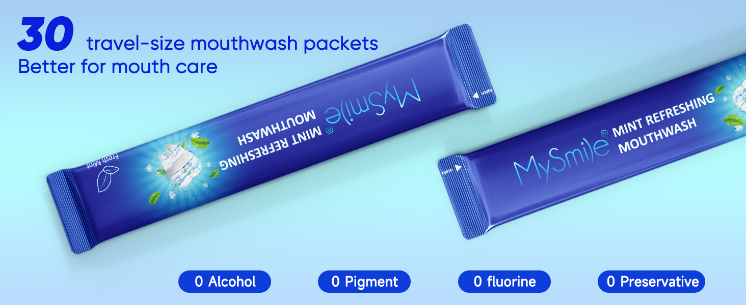 mouth wash  mouthwash packets mint mouthwashes