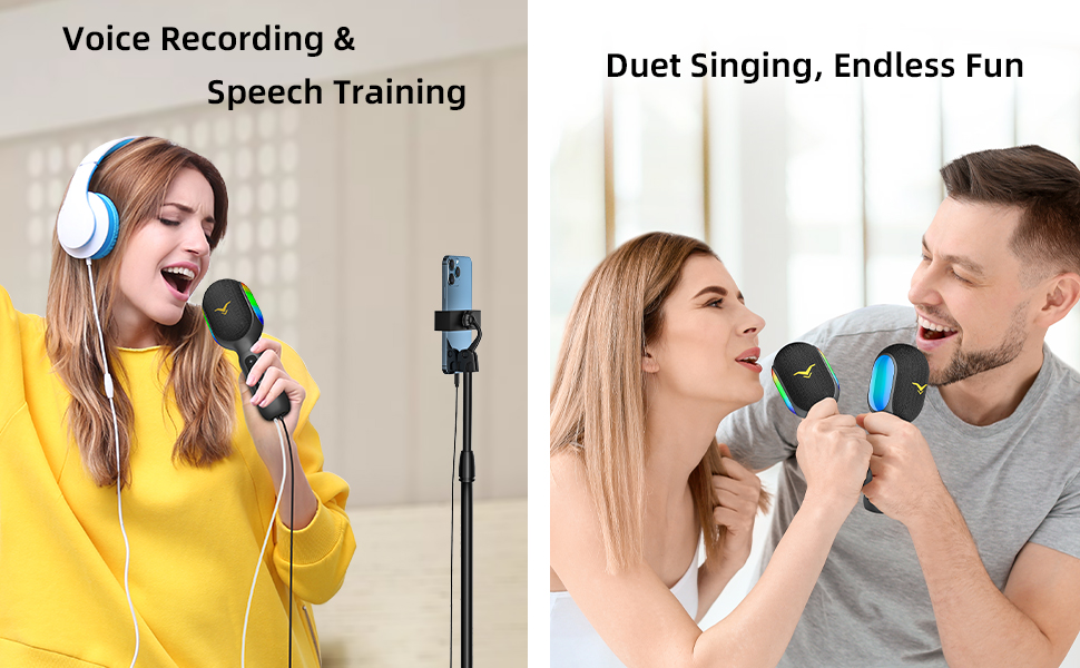 Voice Recording & Speech Training & Duet Singing Mode