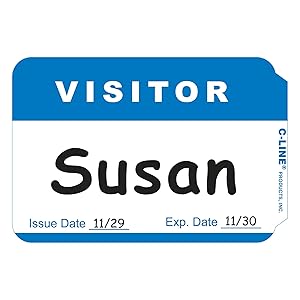 C-Line Visitor Badges