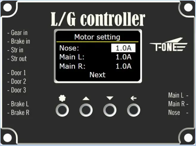 L/G Motor beállítás -2