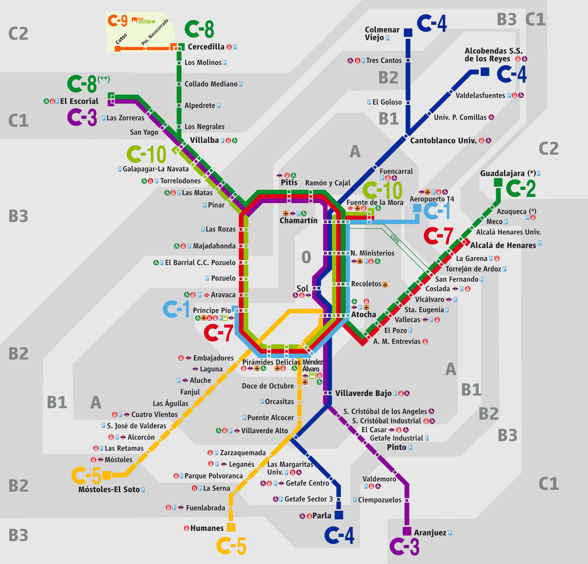 Décrypter 77+ imagen carte transport madrid - fr.thptnganamst.edu.vn