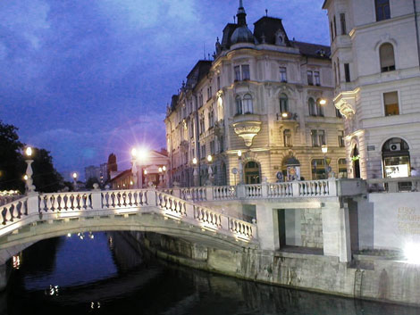 Ljubljana by night