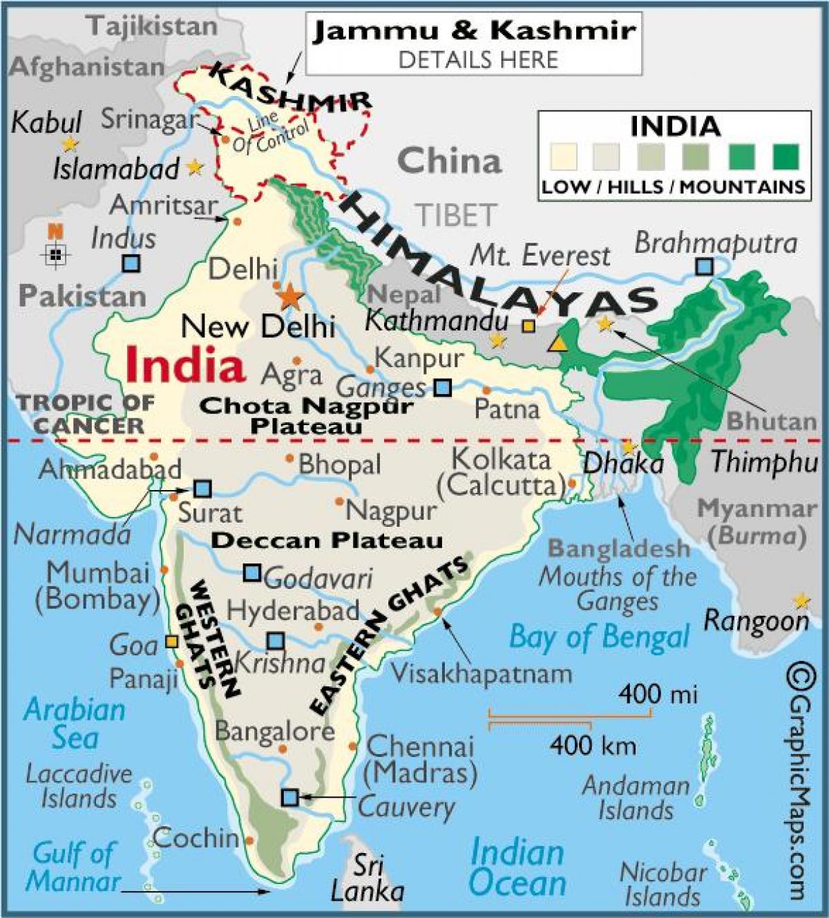 Map Of Mountains