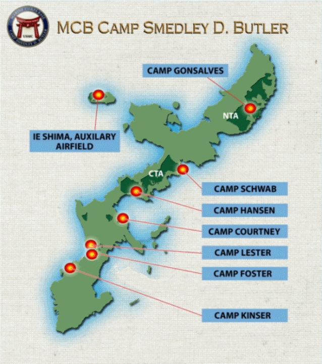 Okinawa Map Military Bases