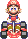 Mario from Mario Kart: Super Circuit.