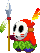 Sprite of a Spear Guy from Mario & Luigi: Superstar Saga + Bowser's Minions