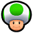 A face icon for Green Toad, from Mario Sports Mix.