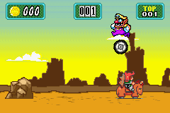 Screenshot of The Wario Hop in Wario Land 4