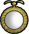 The gold mirror treasure from Wario World