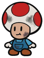 Toad mechanic in Paper Mario: The Origami King