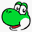 Image of Yoshi used on the flags