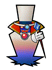 Count Bleck Sticker