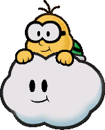 Sprite of Lakitu in Paper Mario: The Thousand-Year Door.