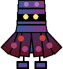 Sprite of a Ninjoe from Super Paper Mario.