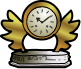 The gold clock treasure from Wario World