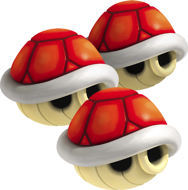 File:Triple Red Shells MK7.png - Super Mario Wiki, the Mario encyclopedia