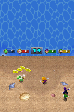 4-player mode for Tidal Fools in Mario Party DS