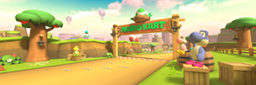 N64 Yoshi Valley from Mario Kart Tour