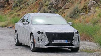 Cadillac CT6 2019 sedan was photographed during tests