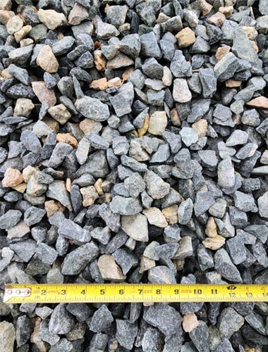 1 1/2" crushed stone