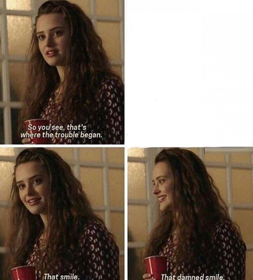 That Damn Smile Meme Template