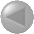 a gray circle with a triangle in the middle of it .