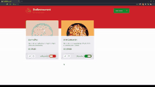 a screenshot of a website called gorestaurant showing a variety of food options