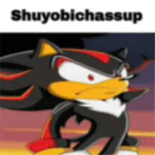 shadow the hedgehog is a cartoon character from the video game sonic the hedgehog