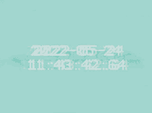 a turquoise background with the date 2022 05 24 on it