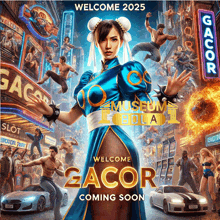 a poster for a movie called gacor coming soon