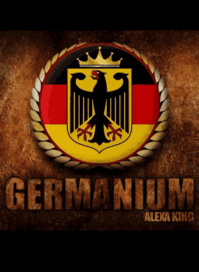 a german emblem with a crown and the word germanium