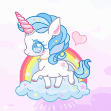 an illustration of a unicorn with the words " unicorn power " written below it