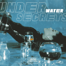 a poster for underwater secrets shows a woman in a pool