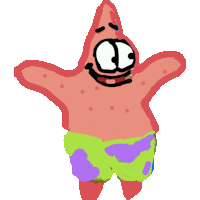 a drawing of patrick star from spongebob