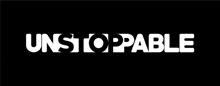 a black background with the word unstoppable on it