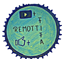 a drawing of a circle with the words " remotti " written on it