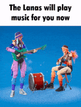 a poster that says the lasas will play music for you now