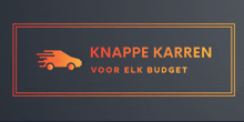 knappe karren voor elk budget logo with a car