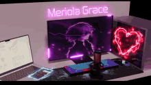 meriola grace is displayed on a computer monitor