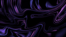 a black background with purple and blue waves on it