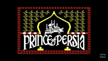 a black and white image of prince persia