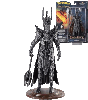 a figurine of sauron from the lord of the rings is on display