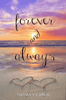 a book titled forever and always by tomas and carla