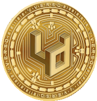 a gold coin with a geometric design and the letter l on it