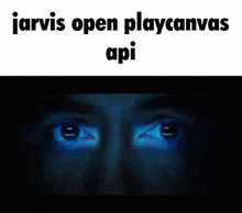 jarvis open playcanvas api is displayed on a computer screen