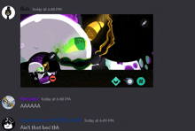 a screenshot of a discord conversation between bob and femawa at 6:48 pm