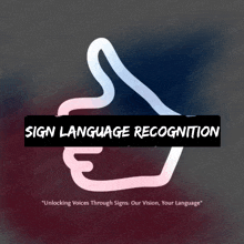 a sign language recognition sign with a thumbs up