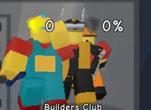 a group of cartoon characters standing next to each other in a room in a video game .